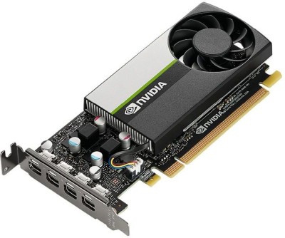 PNY Quadro T1000, 4 GB GDDR6, 4xMiniDP, Low Profile, OEM