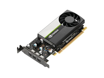 PNY Quadro T400, 2 GB GDDR6, Low Profile, 3xminiDP