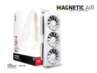XFX Radeon RX 9070 XT Quicksilver White Magnetic Air Edition 16 GB GDDR6, HDMI/3xDP#1