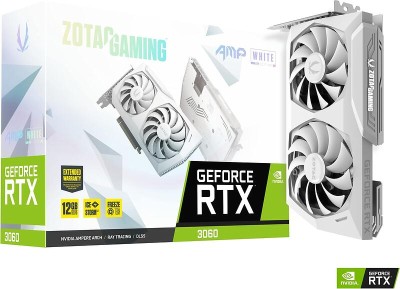 Zotac GeForce RTX 3060 AMP White Edition 12 GB GDDR6, HDMI/3xDP