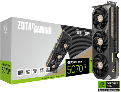 Zotac GeForce RTX 5070 Ti SOLID CORE 16 GB GDDR7, HDMI/3xDP#1