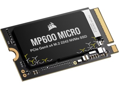 1 TB Corsair MP600 Micro SSD, M.2 2242 NVMe PCIe 4.0
