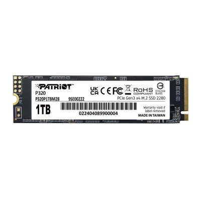 Patriot Solid state-drev P320 1TB M.2 PCI Express 3.0 x4 (NVMe)#1