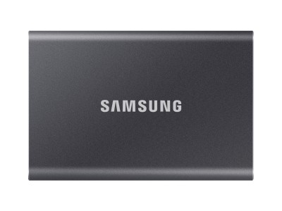 500 GB Samsung Portable SSD T7, USB-C 3.2, inkl. adapter för Typ A - Grå#2