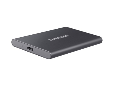 500 GB Samsung Portable SSD T7, USB-C 3.2, inkl. adapter för Typ A - Grå#3