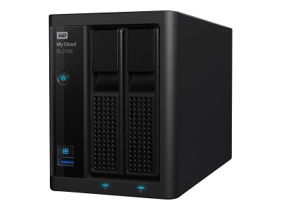 16 TB (2x8TB) WD My Cloud Pro PR2100, 2-bay NAS, Intel Pentium N3710, 2xGigaLAN, 2xUSB 3.1