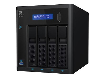 16 TB (4x4TB) WD My Cloud Pro PR4100, 4-bay NAS, Intel Pentium N3710, 2xGigaLAN, 3xUSB 3.1