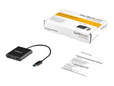 STARTECH USB TO DUAL HDMI ADAPTER - HDMI USB ADAPTER - USB 3.0 TO HDMI#2