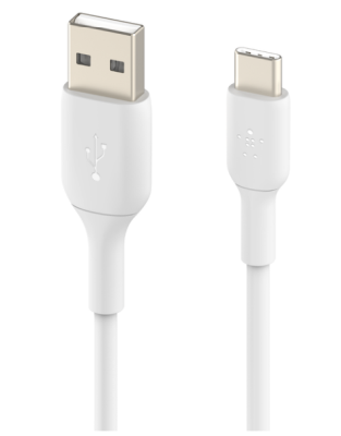 USB-kabel Belkin BoostCharge USB-A till USB-C, 3 meter - Vit