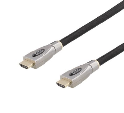 Deltaco PRIME active HDMI cable 10m Textile HDMI High speed Eth