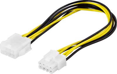 Förlängningskabel för 8-pin EPS 12V, 25 cm