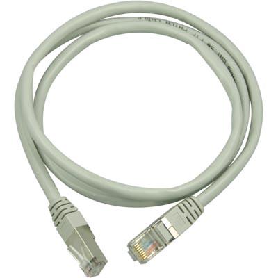 DELTACO F/UTP Cat6 patchkabe, LSZH,l 0.5m, grå