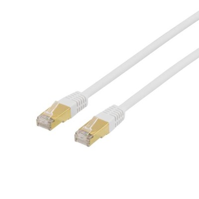 Deltaco S/FTP Cat7 patch cable 3m 600MHz DeltaCertif LSZH RJ45 vit