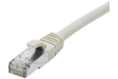EXC Patch Cord RJ45 CAT.6a F/UTP Copper LSZH (Halogenfri) Snagless Grey 2m