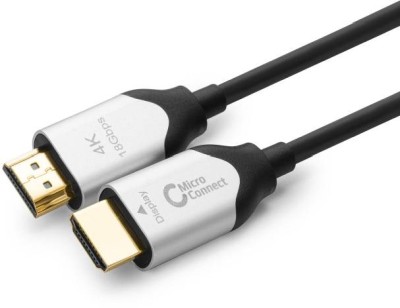 HDMI-kabel MicroConnect Premium High Speed Active Optic, 4K@60Hz, 40 meter - Svart