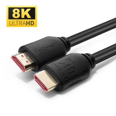 HDMI-kabel MicroConnect, 8K@60Hz, 1 meter - Svart