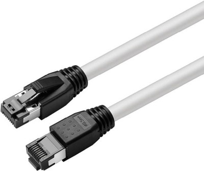 Nätverkskabel skärmad Cat8.1 S/FTP, MicroConnect, LSZH, 5 meter - Vit