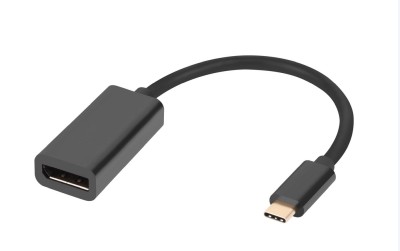 MicroConnect USB-C to Displayport adapter Black