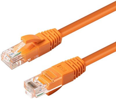 Nätverkskabel MicroConnect oskärmad U/UTP Cat.6a, RJ45, 500MHz, LSZH, 15 meter - Orange