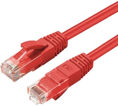 Nätverkskabel MicroConnect oskärmad U/UTP Cat.6a, RJ45, 500MHz, LSZH, 15 meter - Röd