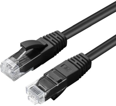 Nätverkskabel MicroConnect oskärmad U/UTP Cat.6a, RJ45, 500MHz, LSZH, 15 meter - Svart