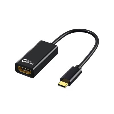 MicroConnect USB-C to HDMI Slim, Black 4K60Hz Video resolution Up