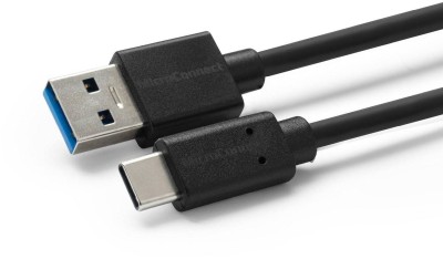 USB 3.0-kabel MicroConnect USB-C till USB-A, 0,25 meter - Svart