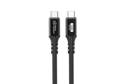 MicroConnect Premium USB-C 3.2 Gen.2, rak-rak, 20Gbps, 100W, 1m - Svart#2