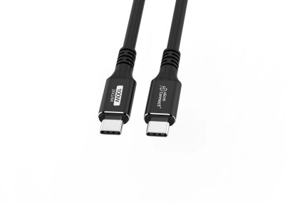 MicroConnect Premium USB-C 3.2 Gen.2, rak-rak, 20Gbps, 100W, 1m - Svart#3