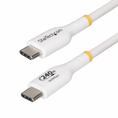 USB-C laddningskabel StarTech Charging Cable, USB 2.0, 240W, 4 meter - Vit#1