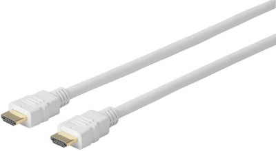 HDMI-kabel Vivolink Pro Ultra Flexible, HDMI 2.0, 4K@60Hz, 0,5 meter - Vit