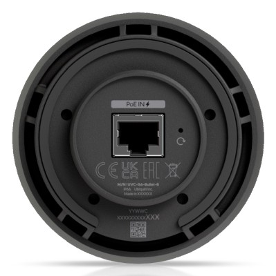 Ubiquiti Networks UniFi G6 Bullet, 4K@30fps, IR 30m, AI, inomhus/utomhus, PoE - Svart#3