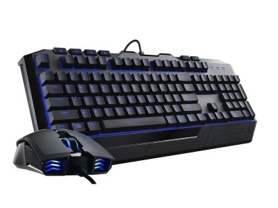 Paket: CM Storm Devastator II Gaming, 2000 dpi mus och tangentbord, USB, nordiskt, blå bakbelysning