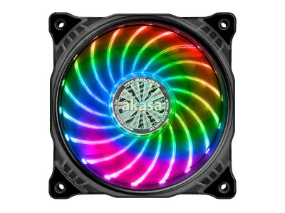 akasa Vegas X7 RGB LED, 120mm Fläkt 120 x 120 x 25mm, 1200 RPM, 41,9 CFM, 23,2 dBA, 3pin fan, 4pin RGB#3