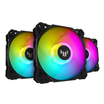 Fläkt 120 mm Asus TUF Gaming TF120, 3 x 120mm, ARGB inkl Controller