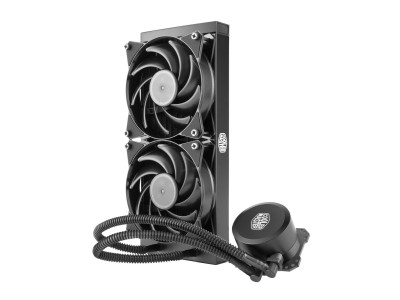 Cooler Master MasterLiquid Lite, 240mm, 2x120 mm fläktar - Svart#3