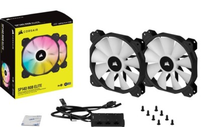 Fläkt 140 mm Corsair SP140 RGB Elite, 2-Pack#2