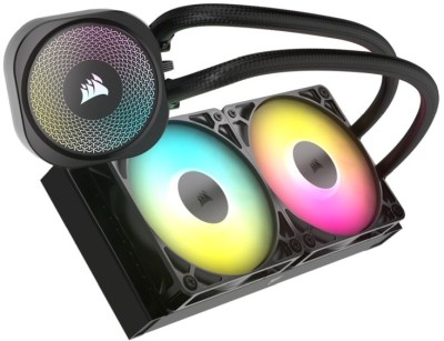 Corsair Nautilus 240, 2x120mm, ARGB - Svart#2