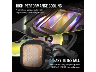 Corsair iCUE LINK H150i RGB, 360mm - Svart#8