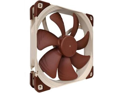 Fläkt 140 mm Noctua NF-A14 PWM, 19,2~24,6 dBA, 300~1500 rpm, 115,5~140,2 m³/h, retail