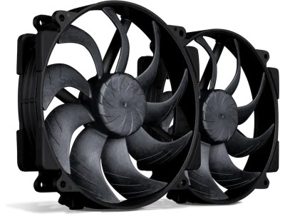 Fläkt 140 mm Noctua NF-A14x25r G2 PWM chromax.black Premium Fan, 2-pack