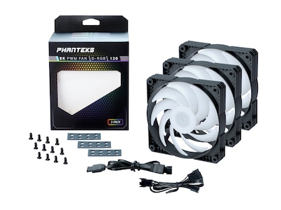 Phanteks SK 120mm PWM Fan, DRGB, 3 pack