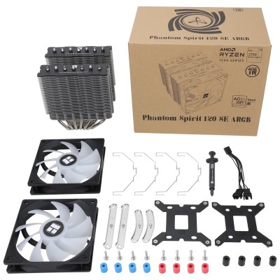 Thermalright Phantom Spirit 120 SE ARGB, 2x120mm fläkt, 25,6 dBA#4