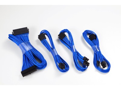 Phanteks Extension Cable Combo Kit 24P/8P/8V/8V - Blå