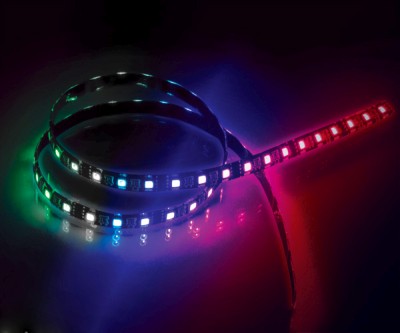 Akasa VegasMBW Magnetisk RGB LED-ljusslinga, 9xMagneter, 30xLED, 50cm, Gigabyte Fusion
