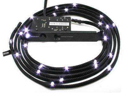 LED-slinga NZXT Sleeved LED Kit Cable, 2 meter - Vit