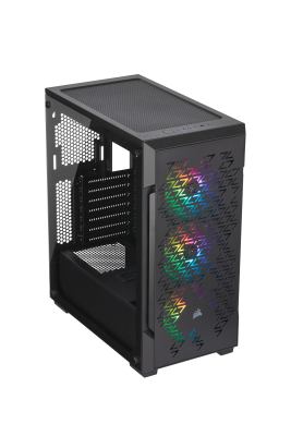 Corsair iCue 220T RGB Black Tempered Glass, ATX - Svart#1