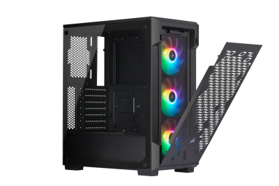 Corsair iCue 220T RGB Black Tempered Glass, ATX - Svart#7