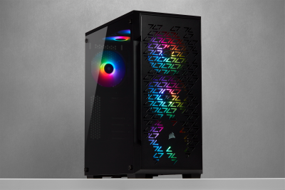 Corsair iCue 220T RGB Black Tempered Glass, ATX - Svart#9