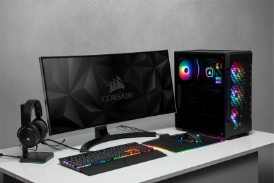 Corsair iCue 220T RGB Black Tempered Glass, ATX - Svart#10